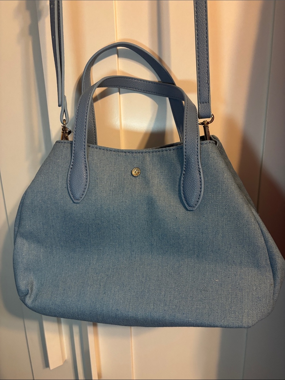 Lauren Conrad Light Blue Women's Shoulder Bag with Detachable Strap
